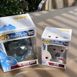 Funko Pop! Frozen II The Water Nokk and Elsa Figures (2)
